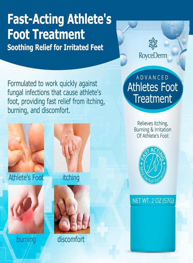 Roycederm Extra Strength Athletes Foot Treatment Cream - Powerful Antifungal Relief for Itching and Burning - Suitable for Men and Women - Image 2